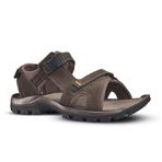 Decathlon Quechua NH120 Deri Kahverengi Erkek Outdoor Sandalet