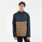 Decathlon Quechua NH500 Imper Bej Mavi Erkek Outdoor Yağmurluk