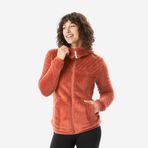 Decathlon Quechua NH500 Kahverengi Sıcak Tutan Kadın Outdoor Polar Mont