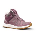 Decathlon Quechua NH500 Mid Bordo Kadın Outdoor Kar Botu