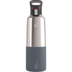 Decathlon Quechua Outdoor Paslanmaz Çelik Termos - 1 L - Gri - 900 - Koyu Gri - 1 lt