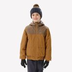 Decathlon Quechua SH100 -3.5 Derece Kahverengi Çocuk Outdoor Kışlık Mont