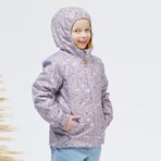 Decathlon Quechua SH100 Mor Kız Çocuk Su Geçirmez Kışlık Mont