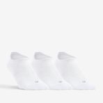 Decathlon RS500 Beyaz 3 Çift Kısa Konçlu Unisex Tenis Çorabı