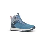 Decathlon Sh100 Warm Quechua Su Geçirmez Mavi Deri Çocuk Kar Botu