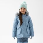 Decathlon SH500 Quechua Outdoor Mavi Mountain Kışlık Çocuk Kar Montu
