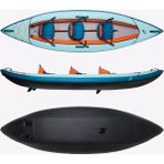 Decathlon Şişme Kano Seti - 2/3 Kişilik - 100 Essential - Turkuaz