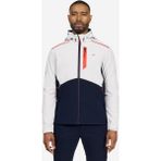 Decathlon Softshell 500 Açık Gri Siyah Rüzgar Kesen Yelkenli Erkek Mont