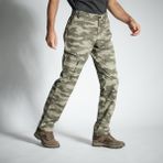 Decathlon Solognac 100 Camo Avcılık ve Doğa Gözlemi Kamuflaj Desenli Yeşil Erkek Pantolon