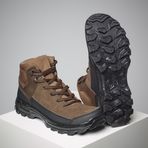 Decathlon Solognac Crosshunt 100 D Kahverengi Avcılık ve Doğa Gözlemi Deri Erkek Avcı Botu