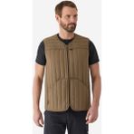Decathlon Solognac Erkek Avcı Yeleği 100% Polyester Isı Yalıtımı ile Avcılık ve Doğa Gözlemi İçin - Kahverengi