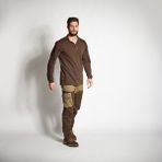 Decathlon Solognac Kahverengi Renfort 520 Erkek Pantolon