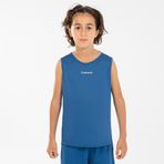 Decathlon Tarmak Mavi T100 Çocuk Kolsuz Basketbol Forması