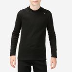 Decathlon Wedze BL 100 Siyah Sıcak Tutan Üst Kayak Çocuk Termal İçliği