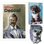 Deccal - Friedrich Nietzsche ve Dekoratif Köpek Kalemlik - Minik Arkadaş Planlama Defteri