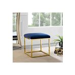 DeccoStil Chic Mini Metal Ayaklı Puf 40x40 cm