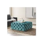 DeccoStil Kapitoneli Kare Puf/bench/orta Sehpa 100*100 Cm Yükseklik 40 Cm