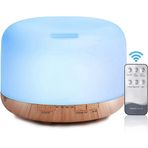 Decdeal 500 ml Ultrasonik Hava Nemlendirici Uçucu Yağ Difüzör Lambası Aromaterapi Aroma Difüzör Mist Maker