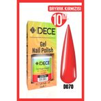 Dece D070 Kırmızı 10 ml Kalıcı Oje