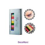 DECEMARS Çek-Bırak Renkli İpek Kirpik 0,07mm C Kıvrım 12mm Uzunluk