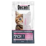 Decent 15 kg Premium Tavuklu ve Balıklı Yavru Kedi Maması