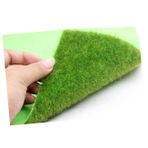 DECHOUS 1 Parça Çimen Mat Yapay Bahçe Çimi Sentetik Çim Yeşil Kilim Sahte Çim Yeşillik Suni Çim Oyuncak Ev Bahçesi Çim Yosun Bahçe Dekoru Peyzaj Duvar Dekoru Konteyner Kapalı