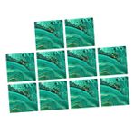 DECHOUS 10 Adet 1 Takım Kendinden Yapışkanlı Su Geçirmez Duvar Sticker Mutfak Fayansı Transferleri Çıkarılabilir Kiremit Banyo Fayansı Çıkartmaları 3 Boyutlu Pvc Sahne Seramik Karo