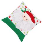 DECHOUS Noel Yastığı Noel Tarzı Yastık Noel Minder Örtüsü Noel Baskılı Yastık Noel Yastık Minder Örtüsü Doğuş Dekoru Kare Minder Örtüsü Tatil Minder Kapakları Ev Yastık Kılıfı Bez