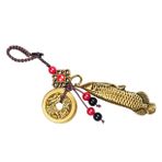 DECHOUS Servet Anahtarlık Çin Sikke Anahtarlık Çin Şanslı Süsler Feng Shui Dekoru Çin Şanslı Anahtarlık Fengshui Cazibesi Feng Shui Anahtarlık Servet Çin Paraları Bakır Süslemeler Metal