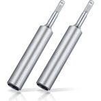 Decisive 2 Adet Topraklama Çubuğu Uçları Sürücüsü 5/8ın ve 3/4ın Topraklama Çubuğu ile Uyumlu, 1 INÇ/25MM Ağır Hizmet Tipi Döner Darbeli Matkap Uçları Çapı Şaft (Yurt Dışından) - XL - Gümüş