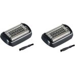 Decisive 2x 92B 90B Braun Serisi 9 Elektrikli Tıraş Makineleri Için Yedek Tıraş Makinesi Yedek Kafa 9290CC, 9291CC, 9370CC, 9293S, 9385CC (Yurt Dışından) - Siyah