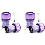 Decisive 2x Yedek Parça Hepa Filtre Dyson V12 Elektrikli Süpürge Aksesuarları Için Uyumlu Parçaları Değiştirin 971517-01 (Yurt Dışından)