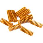 Decisive 3D Yazıcı Isı Yatağı Tesviye Yayı 8X20MM Sıkıştırma Sarı Creality Ender 2 3 Pro CR-10S Pro Yuvası (10 Adet) (Yurt Dışından) - set