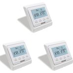 Decisive 3x16A 230 V LCD Programlanabilir Sıcak Yerden Isıtma Oda Termostatı