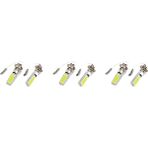 Decisive 6 Adet H3 15W LED Cob Drl Lamba Beyaz Sürüş Kafası Ampuller (Yurt Dışından)