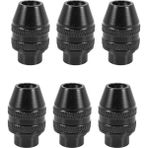 Decisive Adet Çok Hızlı Değişim Anahtarsız Mandren Evrensel Chuck Değiştirme Dremel 4486 Döner Aletler 3000 4000 7700 8200 (Yurt Dışından) - Set - Siyah