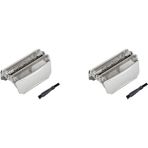 Decisive Braun 360° Komple Için 2x 51S Yedek Tıraş Makinesi Folyo Kesici, 8000 Serisi, Aktivatör, Seri 5 5030S 5040S 5090 5415 (Yurt Dışından) - Gümüş