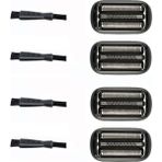 Decisive Braun Serisi 5/6 Yedek Kafalı Tıraş Makineleri Için 2x 53B Tıraş Makinesi Folyosu ve Kesici 5020S, 5018S, 5050CS, 6020S, 6075CC, 6072CC (Yurt Dışından) - Siyah