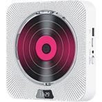 Decisive CD Çalar Duvara Monte Fm Radyo Bluetooth USB Disk Taşınabilir Taşınabilir Müzik Çalar Uzaktan Kumanda Stereo Hoparlör-Ab Tak (Yurt Dışından) - Renkli