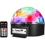 Decisive Disko Topu Işık LED Bluetooth Hoparlör Uzaktan Kumanda ile Ses Kontrolü 9 Renk Balo Parti Işıkları Için Uygun Ab Tak (Yurt Dışından) - Renkli