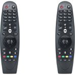 Decisive Lg Akıllı LED Tv Için 2x Uzaktan Kumanda AN-MR600 Uzaktan Kumanda AN-600G AM-HR600 /650A (Yurt Dışından) - Siyah