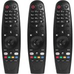 Decisive Lg Smart Tv Için 3x Tv Uzaktan Kumandasının Değiştirilmesi AN-MR18BA AKB75375501 AN-MR19 AN-MR600 (Yurt Dışından) - Siyah
