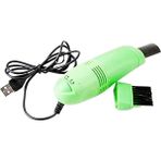 Decisive USB Mini Elektrikli Süpürge Klavye Aracı Pc Dizüstü Bilgisayar Fırça Toz Giderme Kiti Temizleme Aracı, Yeşil (Yurt Dışından) - Yedek Parça