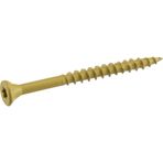 Deck Plus Wood Screws, Self-Drilling, Tan Ceramic, 3.5-In. x #10, 5-Lbs. -48422