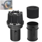 DECKMAN Islak/Kuru Vakum Susturucu Difüzör WS25025A VT2525 Çoğu 2-1/2-İnç Difüzör Mağazası Vakum Eklentisine Uyar - Üflemeli Enkaz ve Tozu Azaltmak için Kuru ve Islak Vakumlu Hava Akımını Yayın