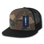 Decky pamuk Flat Panel Bill Trucker Baseball Cap, erkek, Cotton Flat Panel Bill Trucker Nicht zutreffend