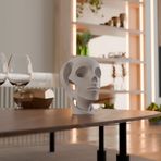 DECO FABRICA Minimalist İnsan Figürü Heykeli – Soyut Yüz Temalı Dekoratif Biblo | Ofis, Raf ve Salon İçin Anlamlı Hediye