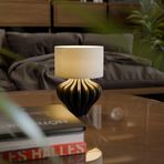 DECO FABRICA Modern Piyano Formlu Masa Lambası – Müzik Temalı Sanatsal Abajur | Renkli & Dekoratif Aydınlatma | Ofis, Yatak Odası ve Çalışma Masası İçin E14 Uyumlu Lamba