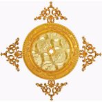 Deco Market Paket 60 cm Oval Saray Tavan Göbek Motifli Tavan Dekorasyon
