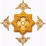 Deco Market Paket 60 cm Yıldız Saray Tavan Göbek Motifli Tavan